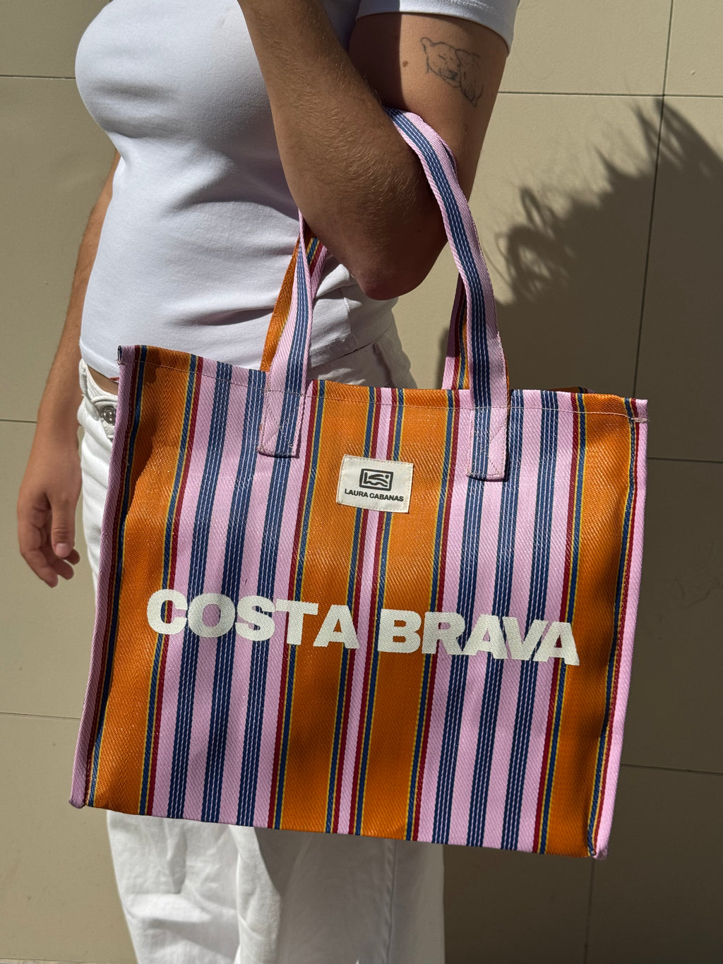 Costa Brava Recycled Nylon Bag - Nectarina & Lila