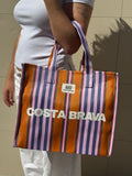 Costa Brava Recycled Nylon Bag - Nectarina & Lila