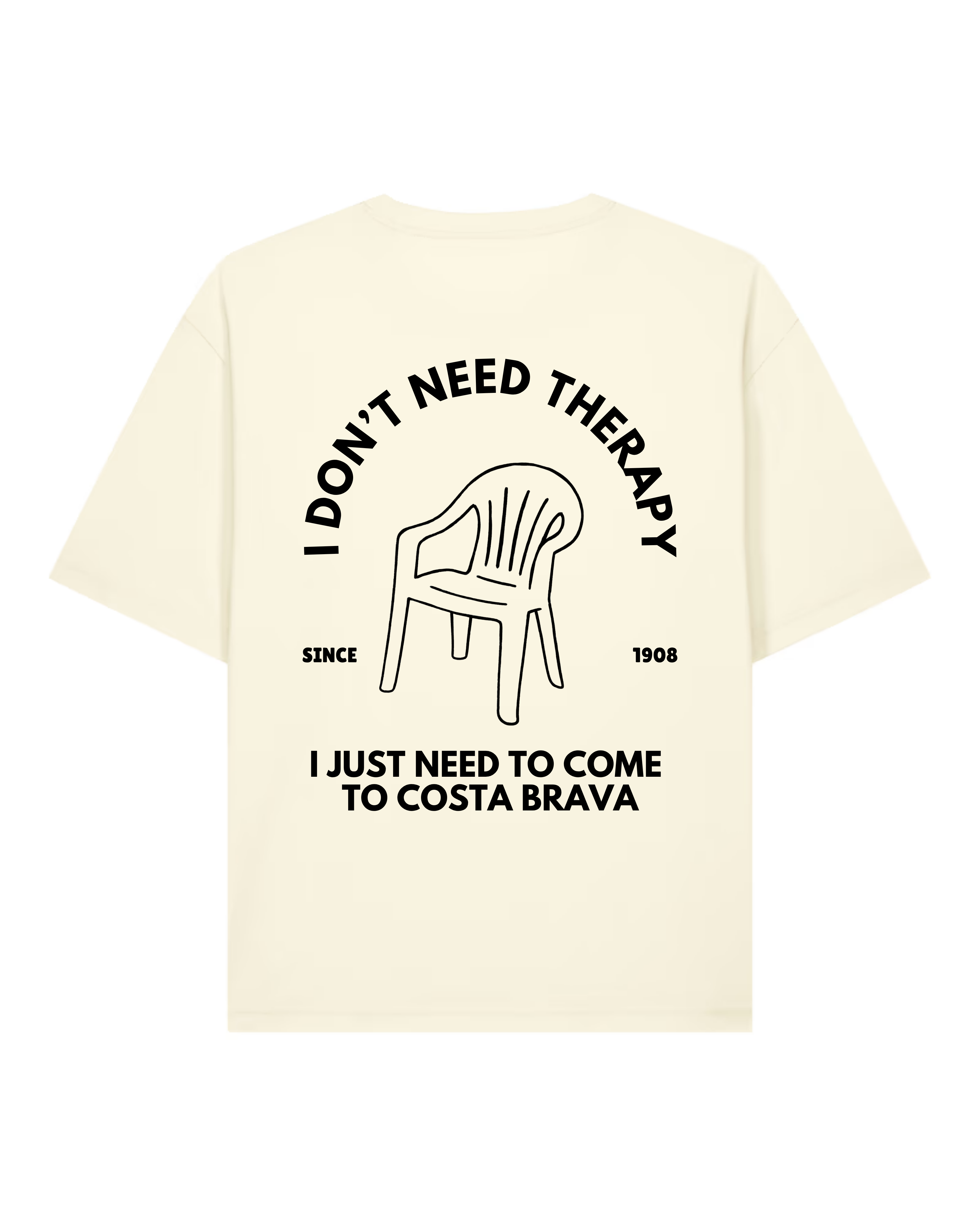 Camiseta ILCB x Laura Cabanas – I Don't Need Therapy, I Just Need To Come To Costa Brava