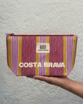 Costa Brava Recycled Nylon Neceser-  Sangria & Naranja