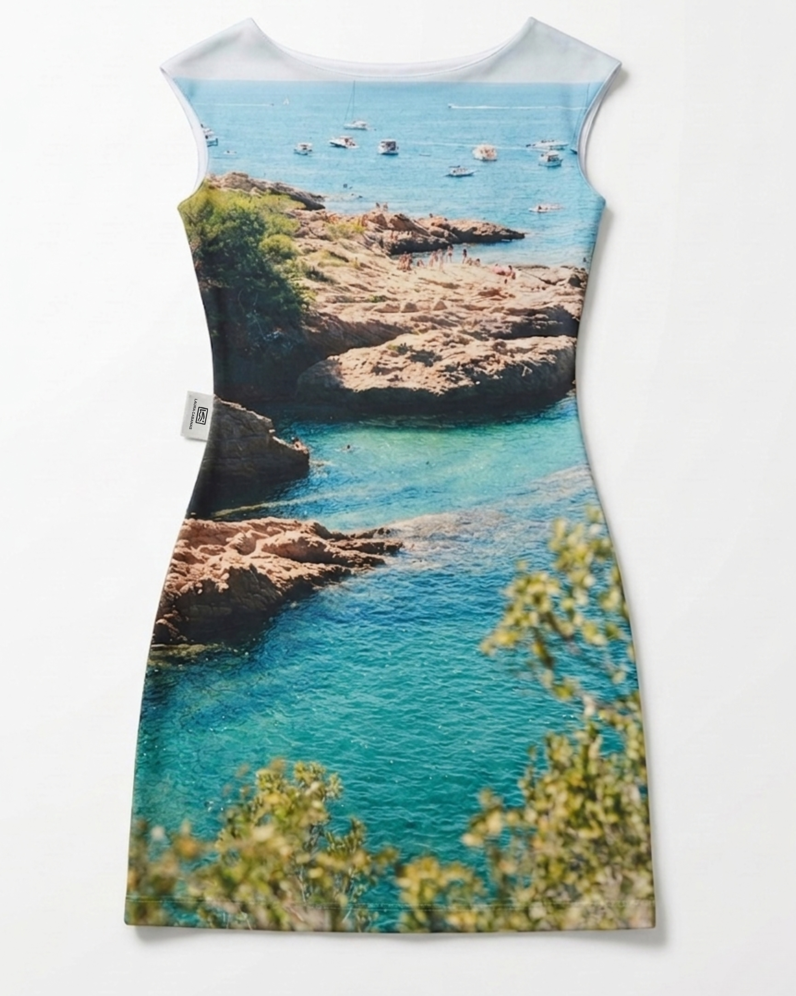 Vestido "Costa Infinita": @in.blue.we.trust x @_lauracabanas
