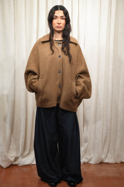 Abrigo TRÄUS - Wool Camel