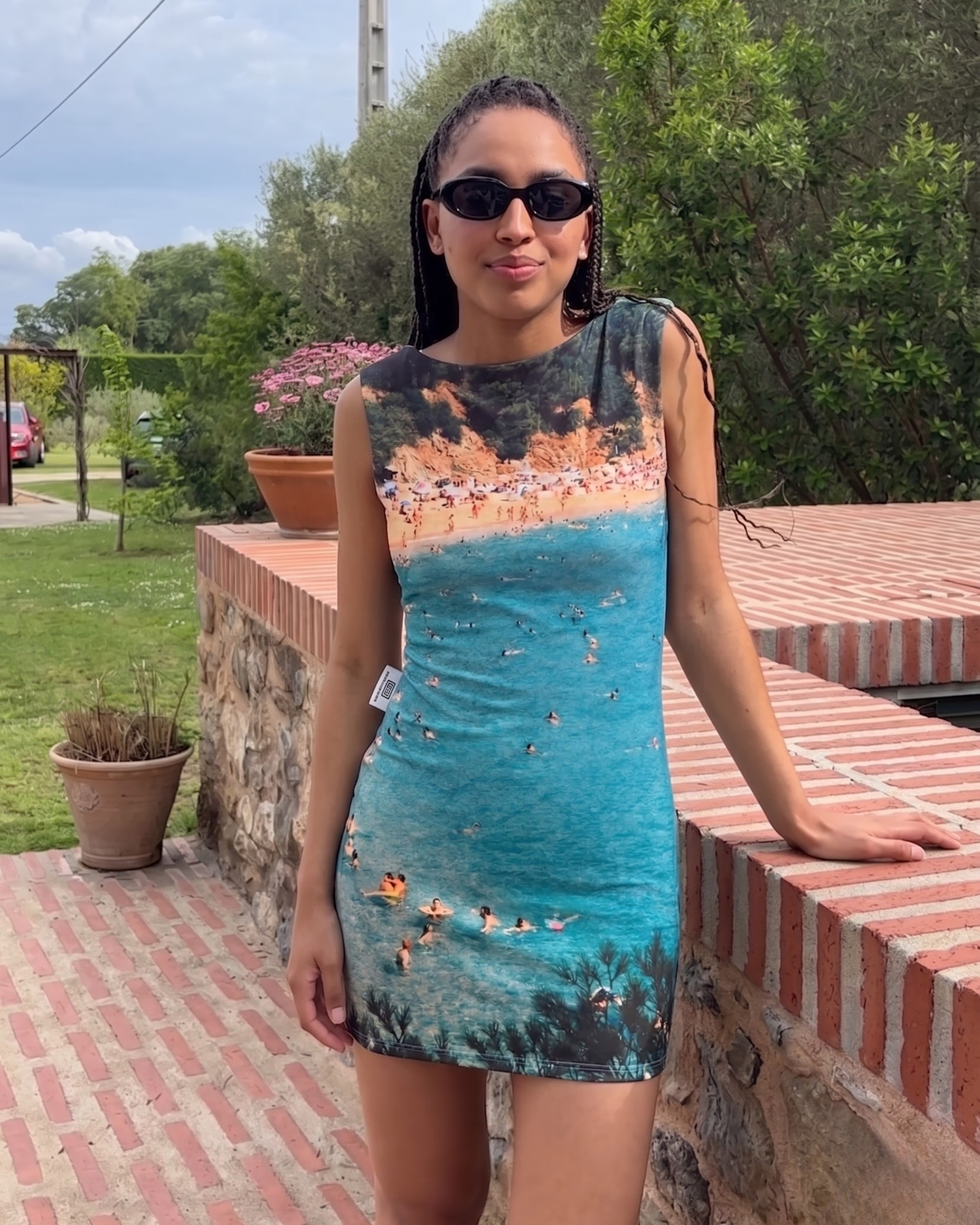 Vestido "Día de Playa": @in.blue.we.trust x @_lauracabanas