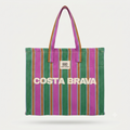 Costa Brava Recycled Nylon Bag - Sandía & Verde