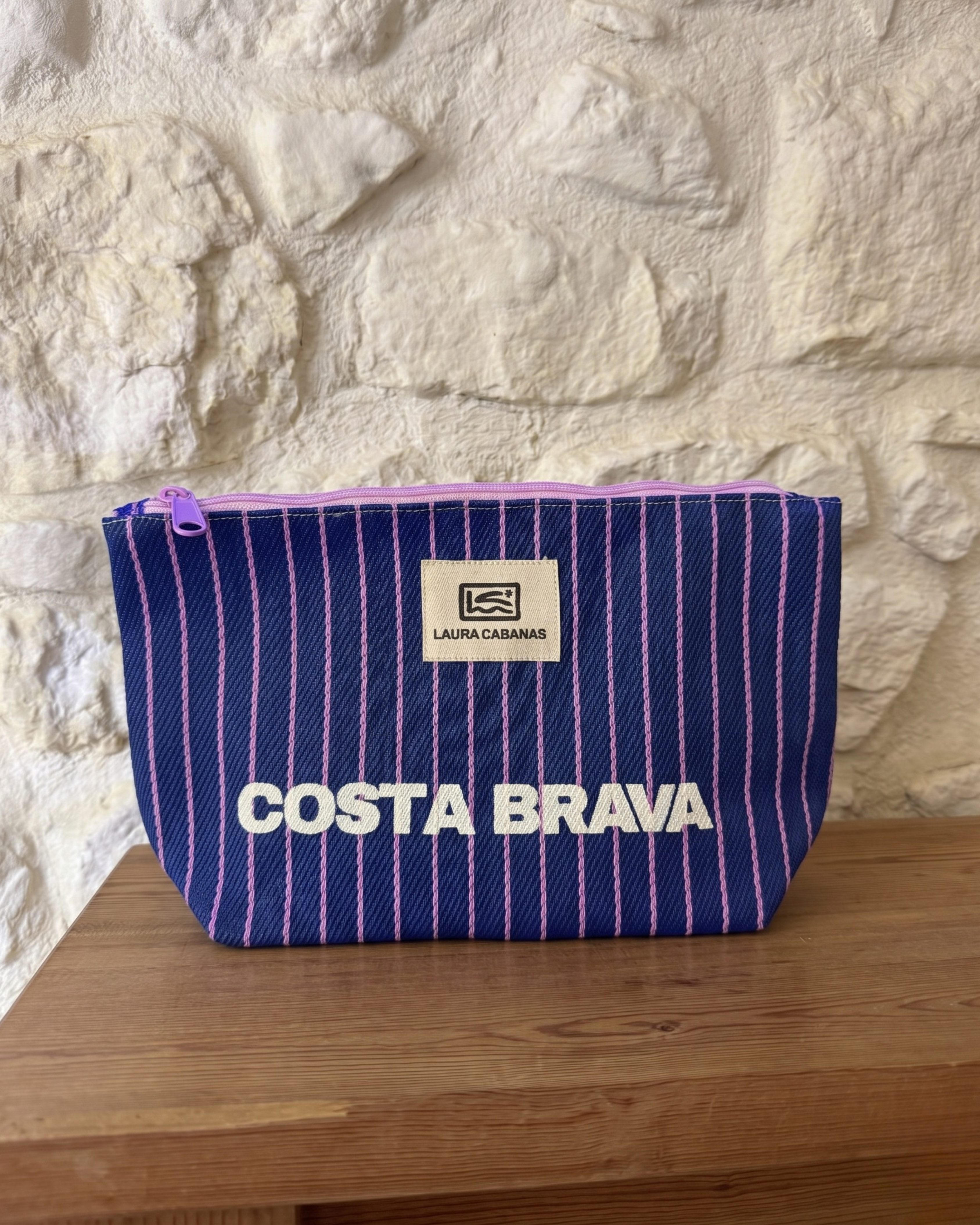 Costa Brava Recycled Nylon Neceser- Ocaso & Rosa