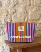 Costa Brava Recycled Nylon Neceser- Nectarina & Lila