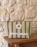 Costa Brava Recycled Nylon Neceser- Picnic & Verde