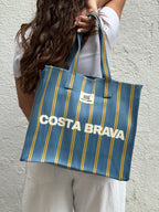 Costa Brava Recycled Nylon Bag -  Cerezas & Azul