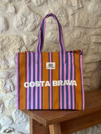 Costa Brava Recycled Nylon Bag - Nectarina & Lila