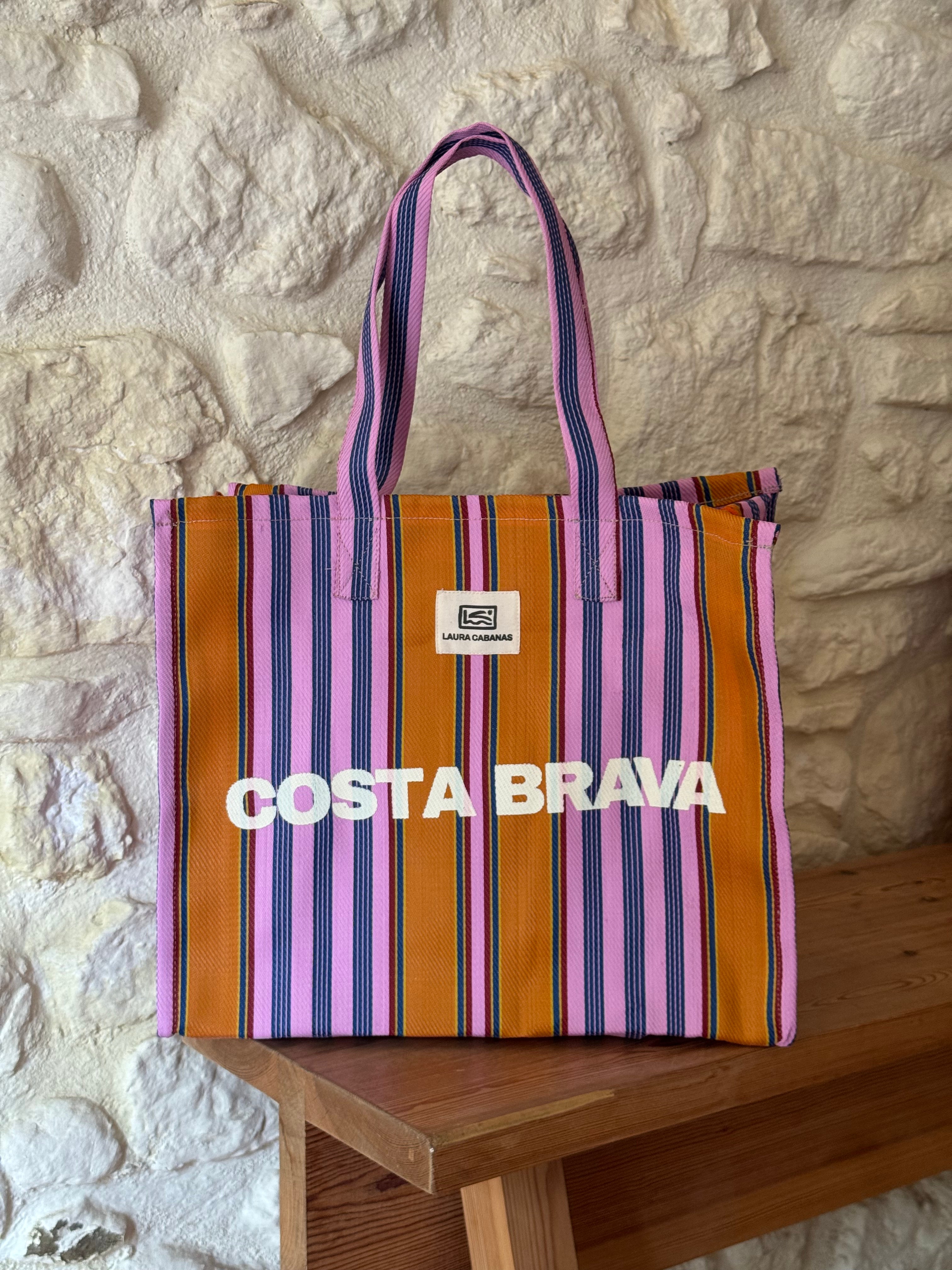 Costa Brava Recycled Nylon Bag - Nectarina & Lila