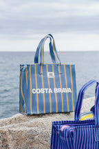 Costa Brava Recycled Nylon Bag -  Cerezas & Azul
